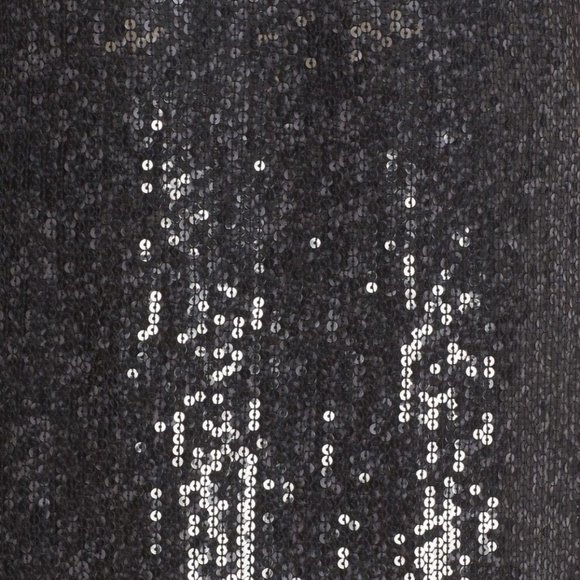 DVF New Sequin Silk Wrap Skirt Black πHPπ - Picture 9 of 15